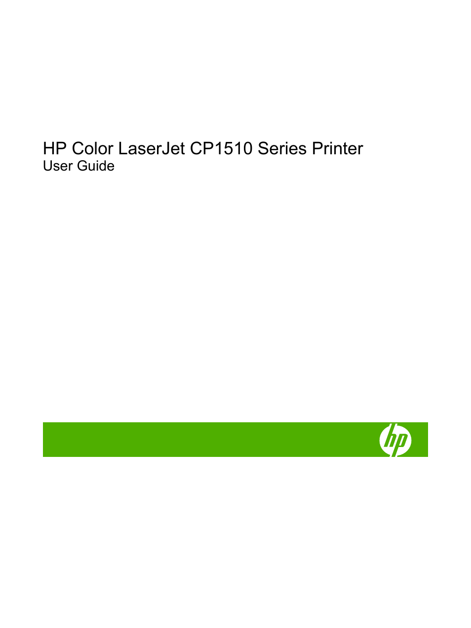 Hp color laserjet cp1510 series printer | HP Color LaserJet CP1515n Printer User Manual | Page 3 / 168