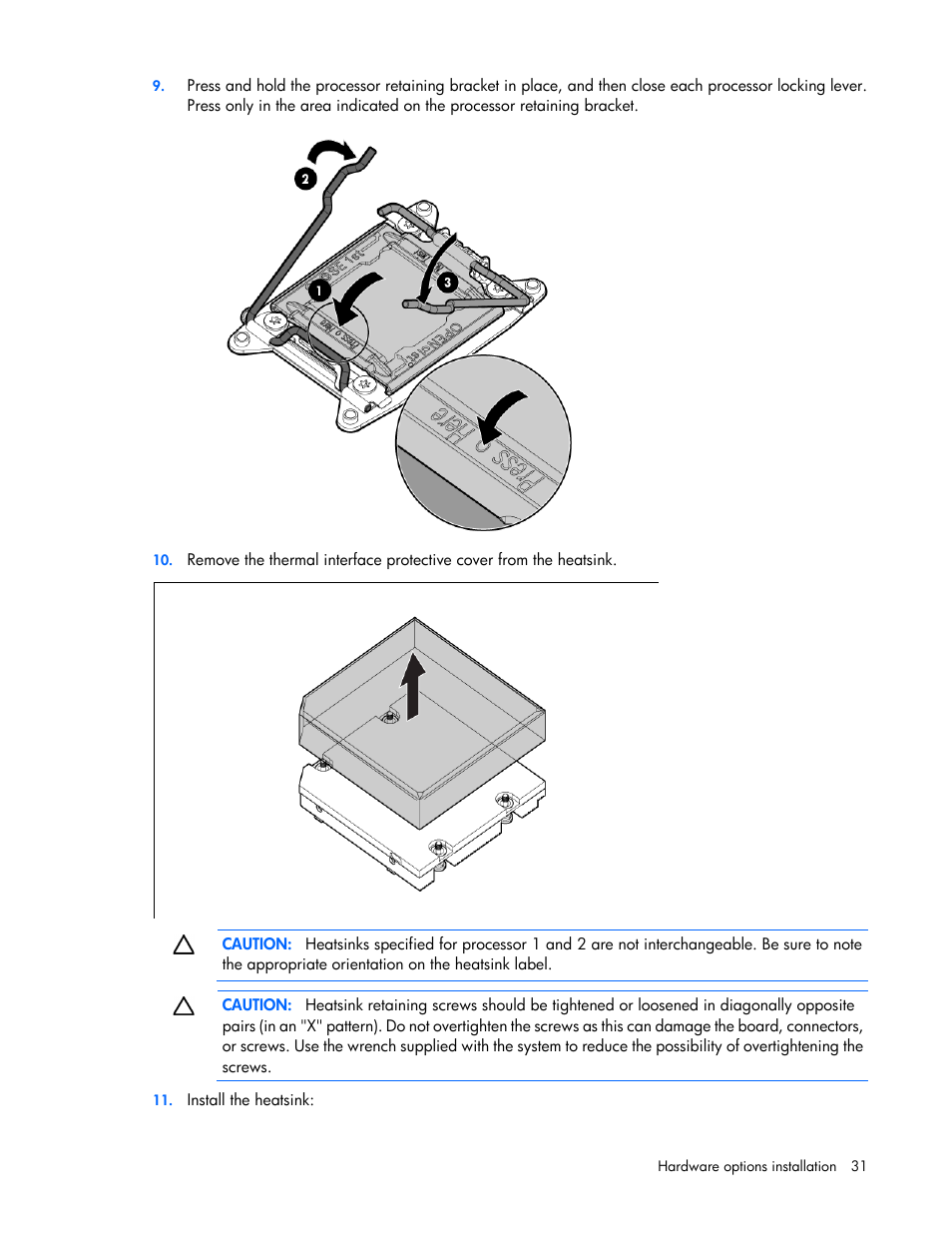 HP ProLiant SL230s Gen8 Server User Manual | Page 31 / 110