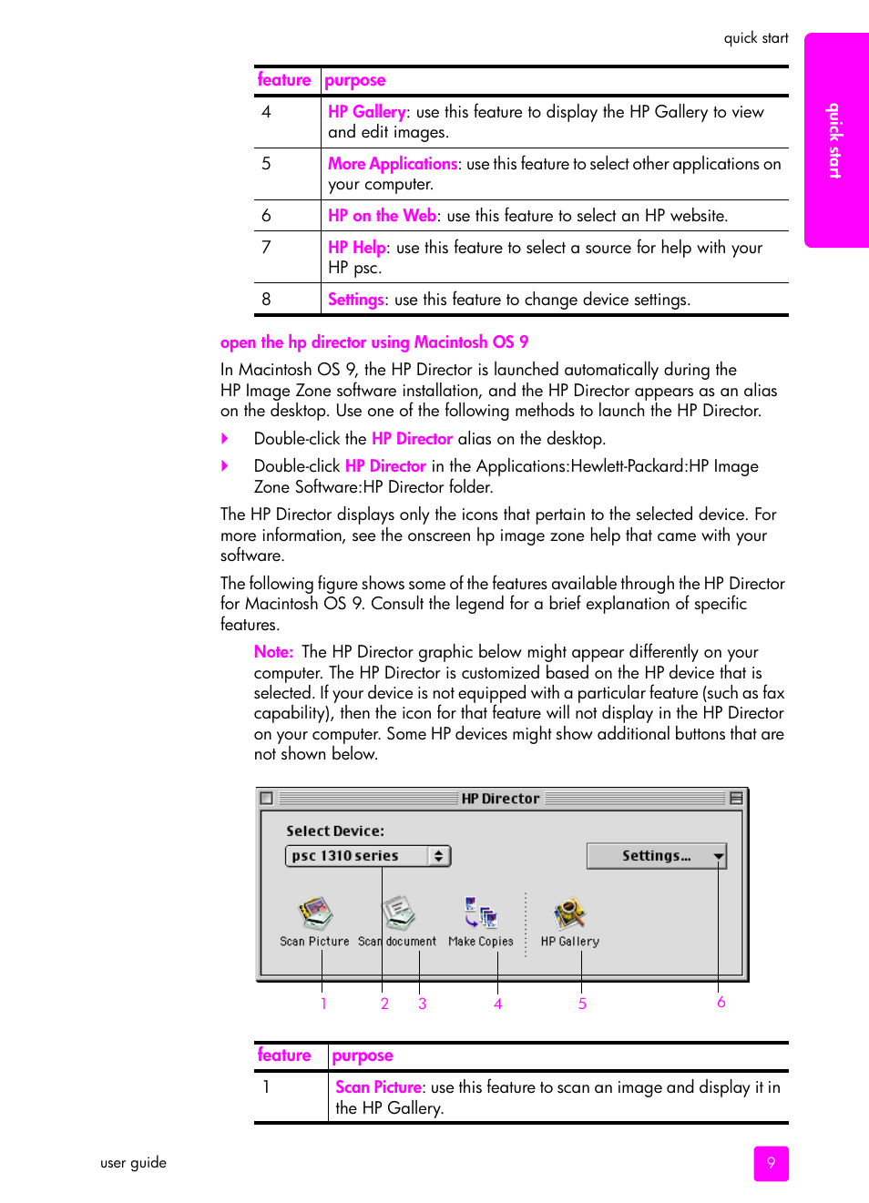 HP PSC 1315 All-in-One Printer User Manual | Page 17 / 78