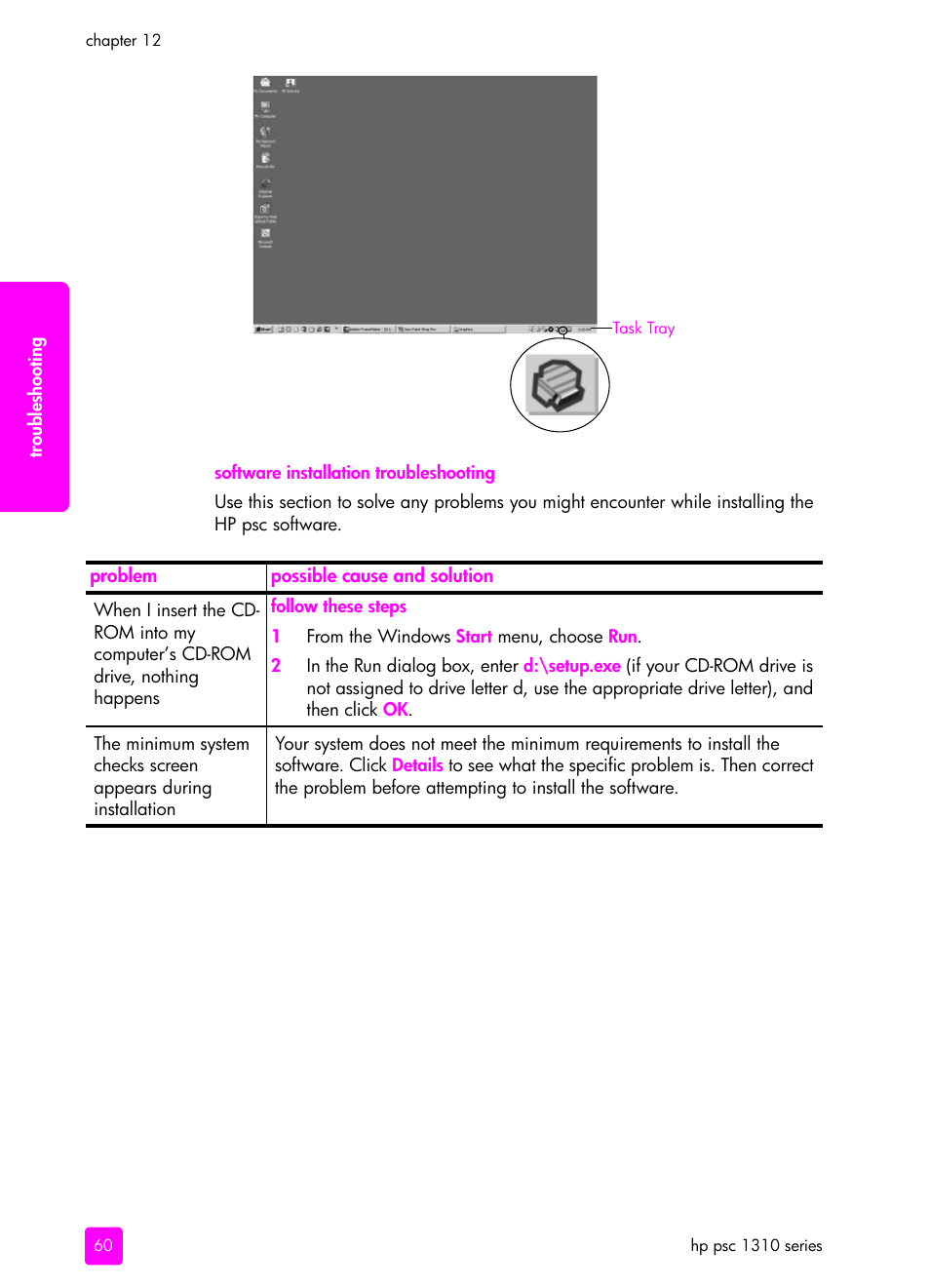 HP PSC 1315 All-in-One Printer User Manual | Page 68 / 78