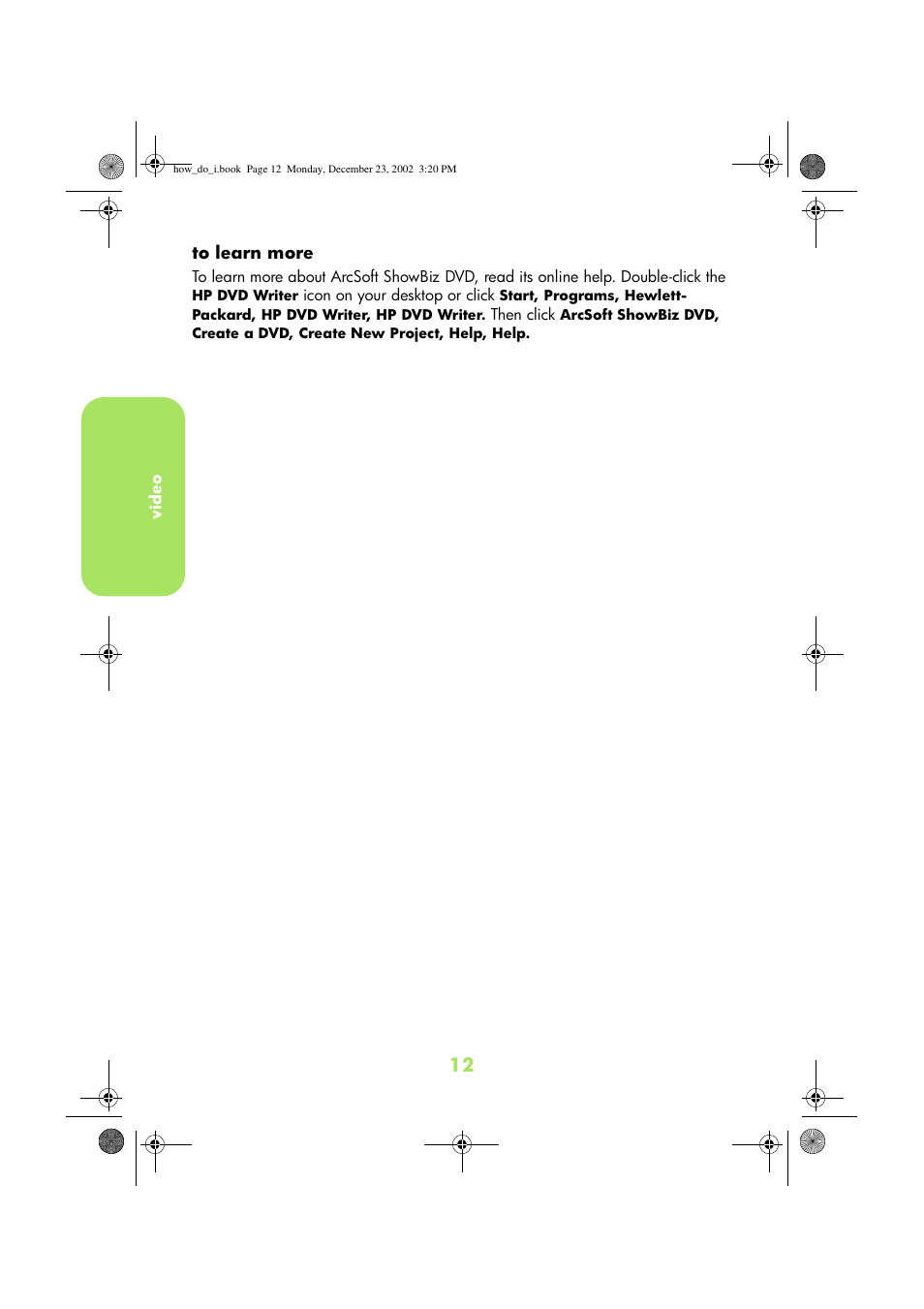 HP DVD-Writer dvd300e User Manual | Page 14 / 38