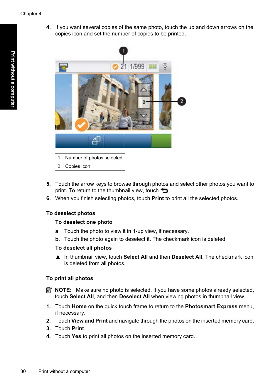 HP Photosmart A637 Compact Photo Printer User Manual | Page 32 / 98