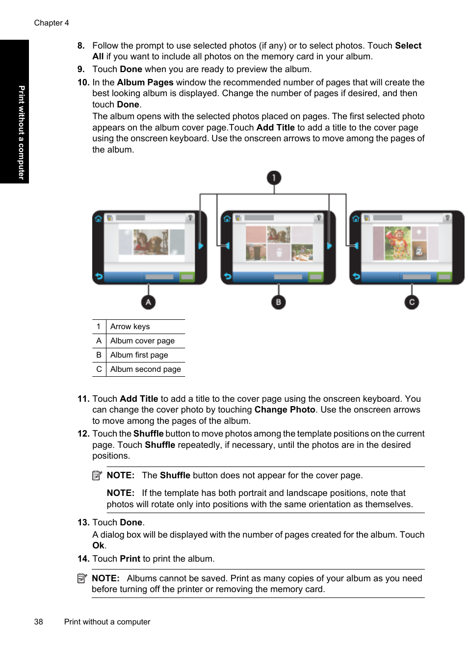 HP Photosmart A637 Compact Photo Printer User Manual | Page 40 / 98