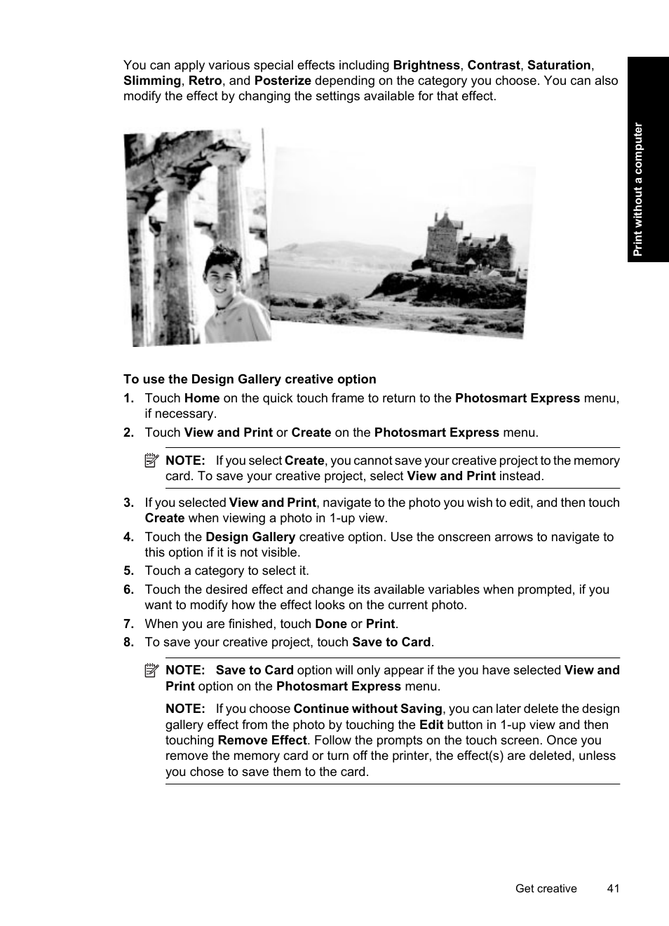 HP Photosmart A637 Compact Photo Printer User Manual | Page 43 / 98