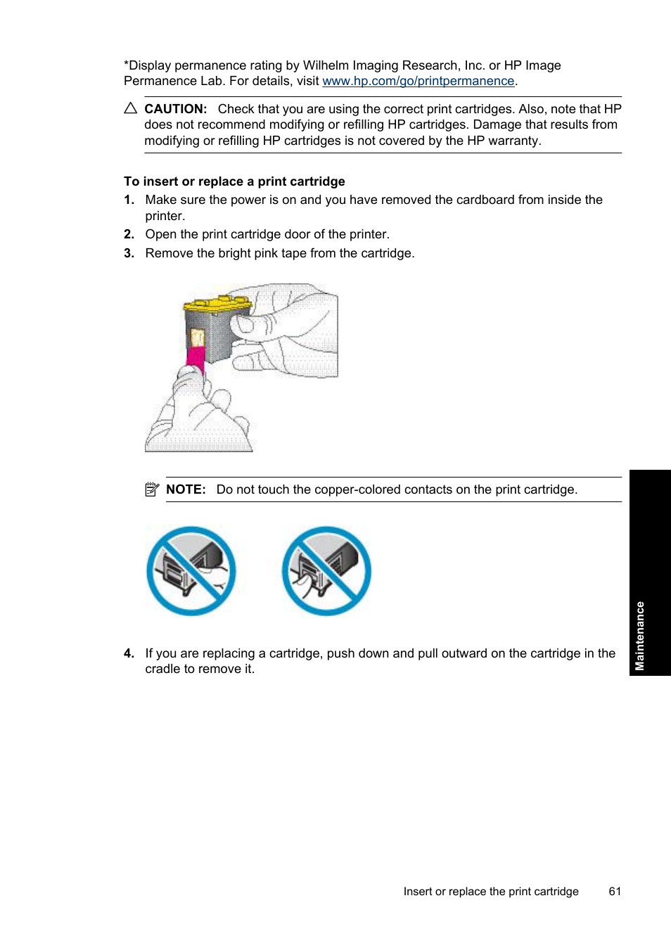 HP Photosmart A637 Compact Photo Printer User Manual | Page 63 / 98