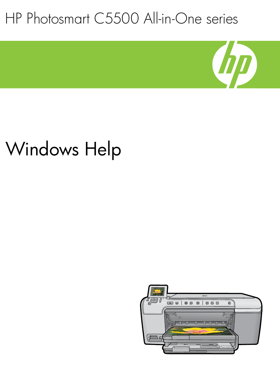 HP Photosmart C5580 All-in-One Printer User Manual | 292 pages