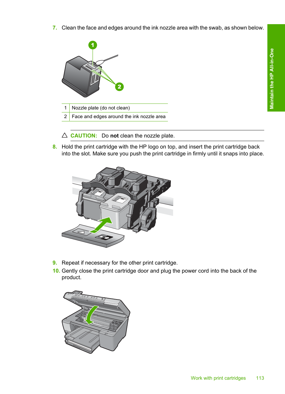 HP Photosmart C5580 All-in-One Printer User Manual | Page 116 / 292