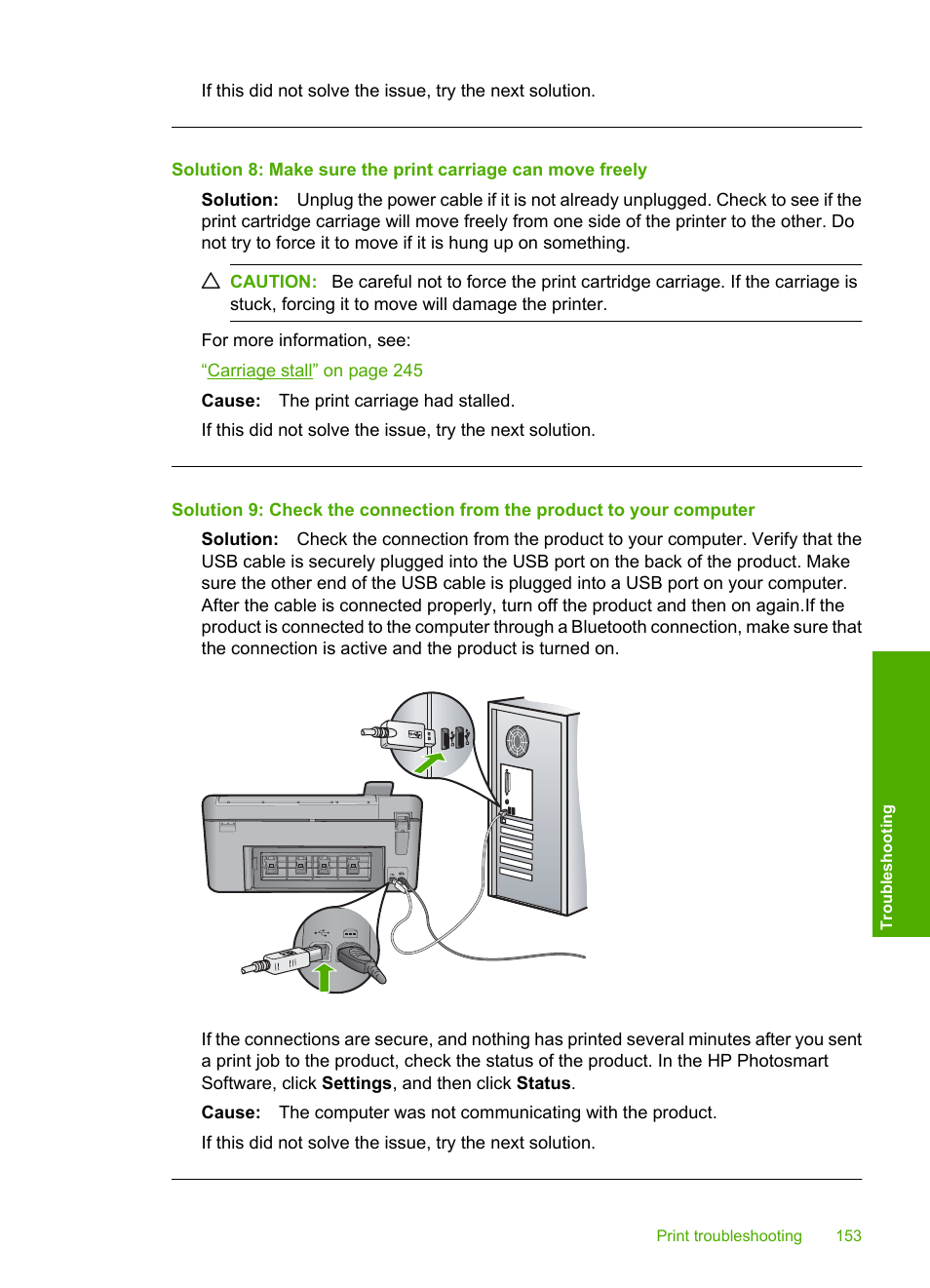 HP Photosmart C5580 All-in-One Printer User Manual | Page 156 / 292