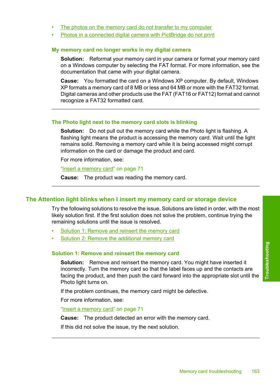 HP Photosmart C5580 All-in-One Printer User Manual | Page 166 / 292