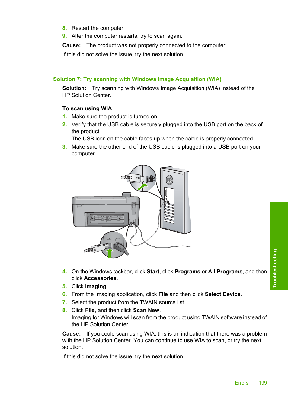 HP Photosmart C5580 All-in-One Printer User Manual | Page 202 / 292