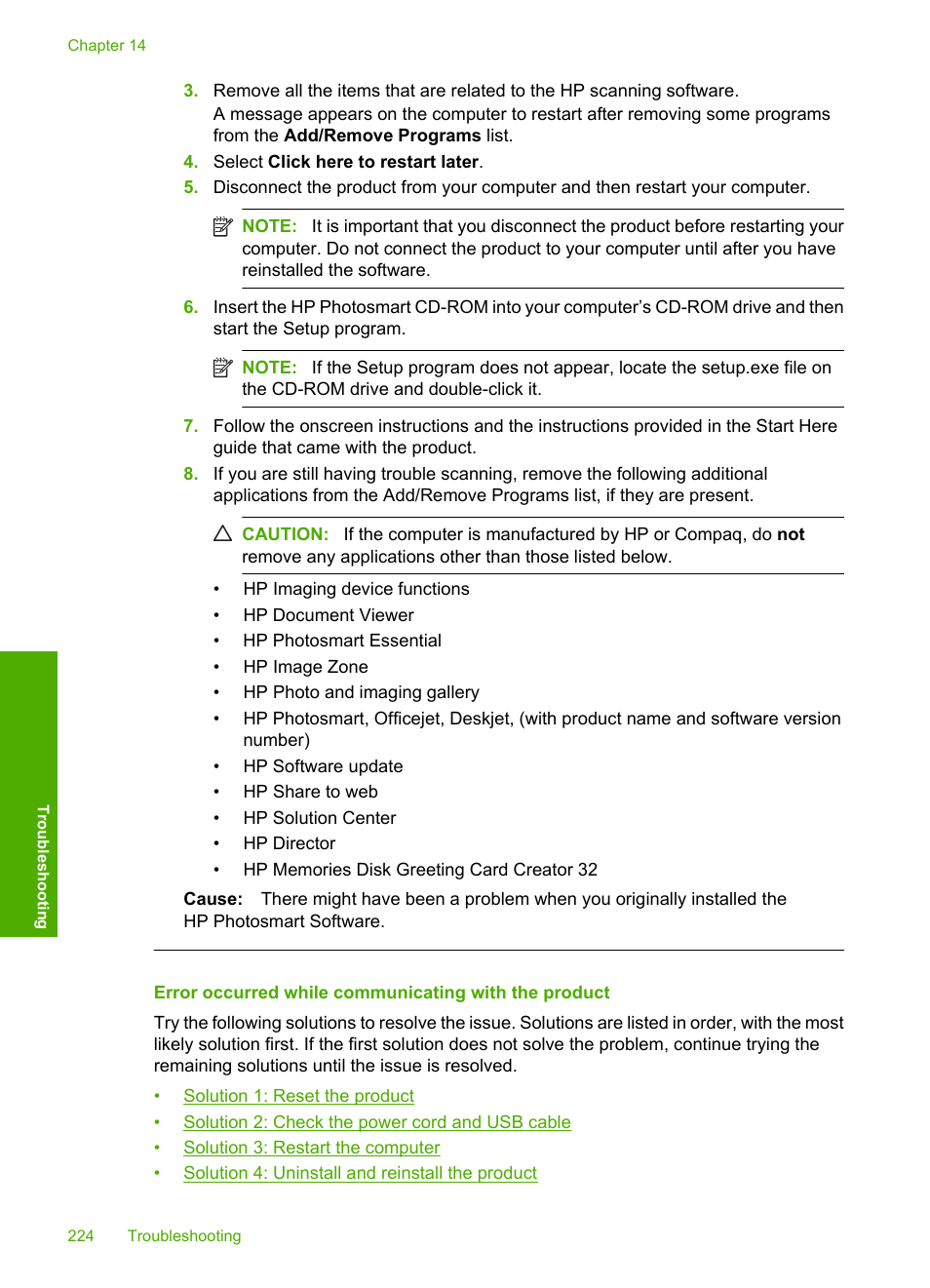 HP Photosmart C5580 All-in-One Printer User Manual | Page 227 / 292