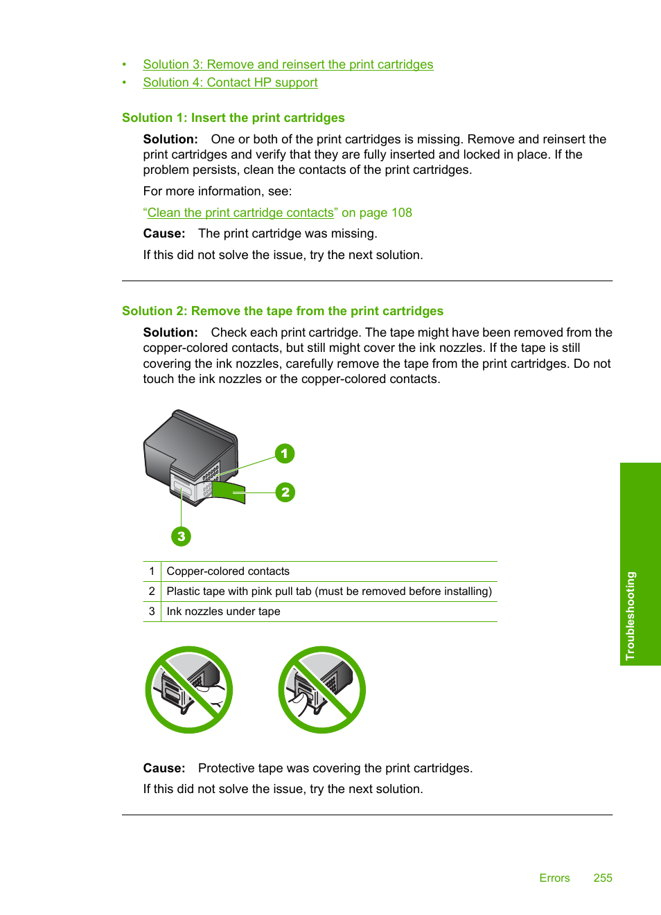 HP Photosmart C5580 All-in-One Printer User Manual | Page 258 / 292