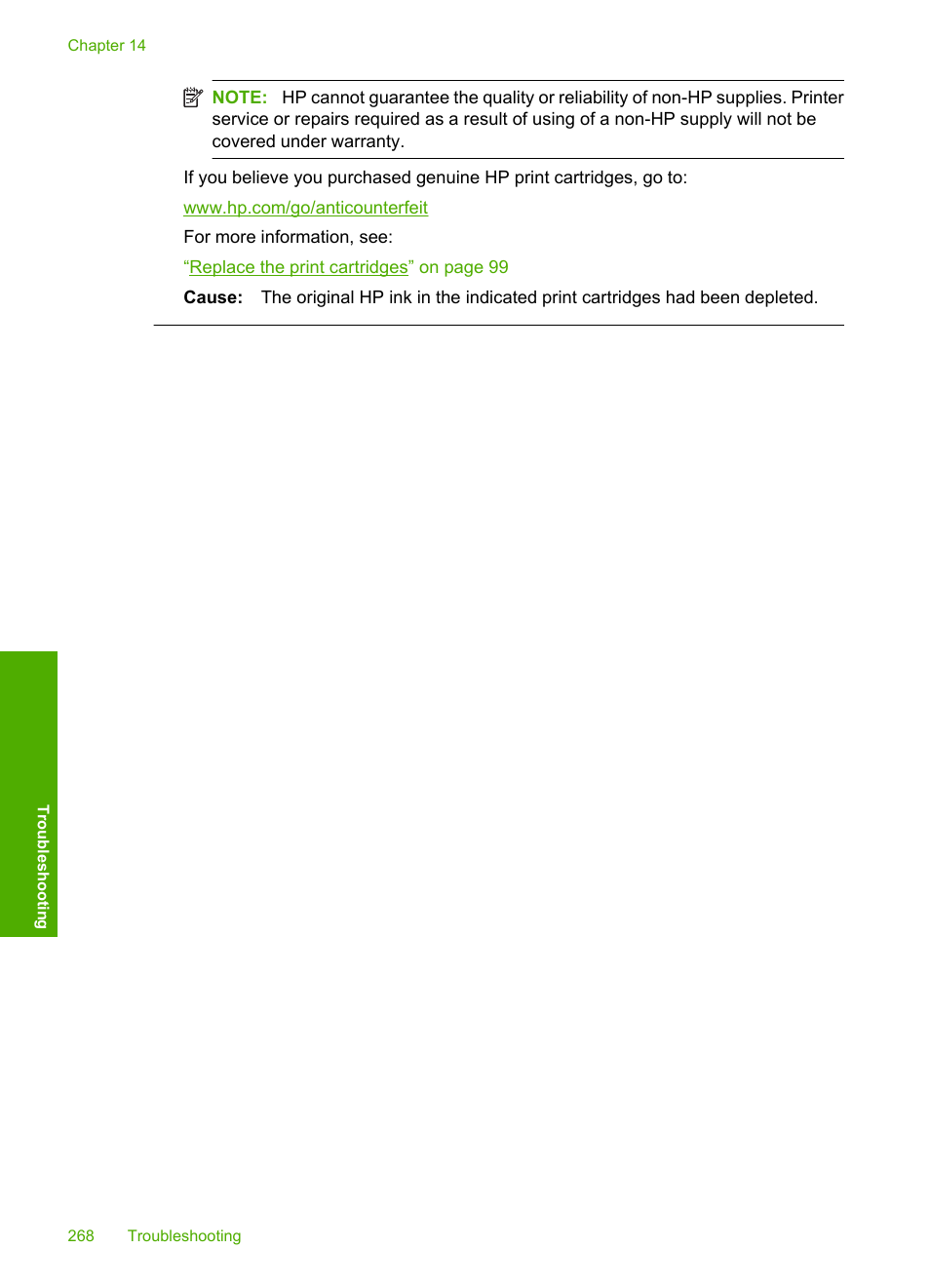 HP Photosmart C5580 All-in-One Printer User Manual | Page 271 / 292