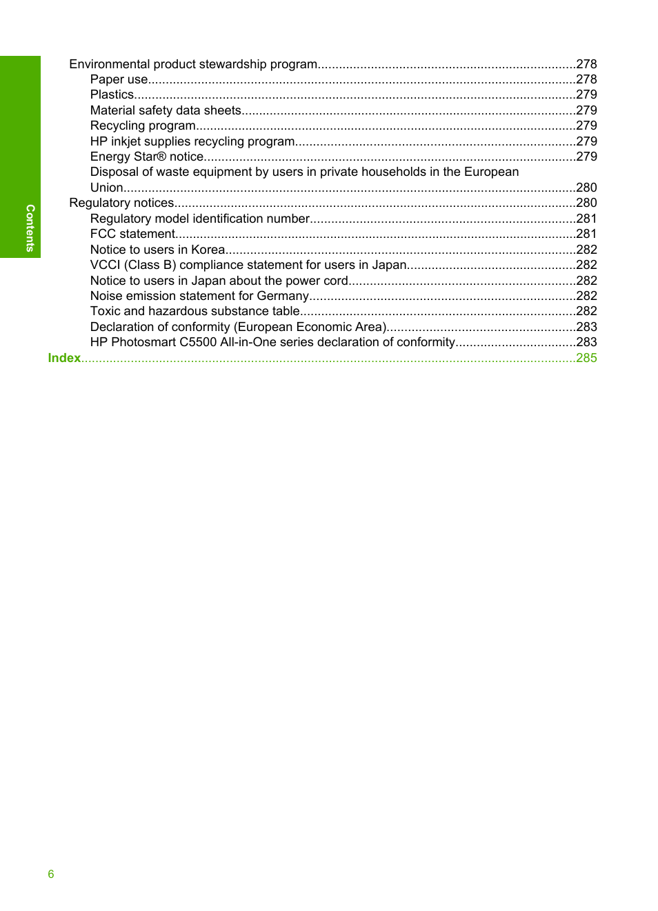 HP Photosmart C5580 All-in-One Printer User Manual | Page 9 / 292