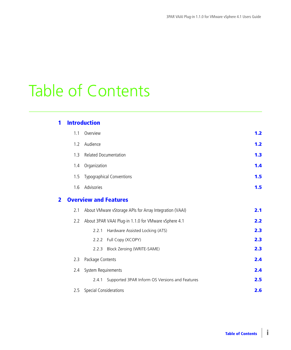 HP 3PAR Solutions Software for vSphere User Manual | Page 3 / 44