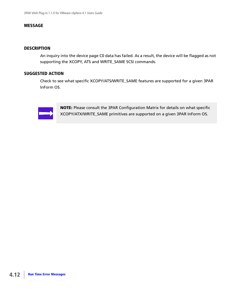 HP 3PAR Solutions Software for vSphere User Manual | Page 38 / 44