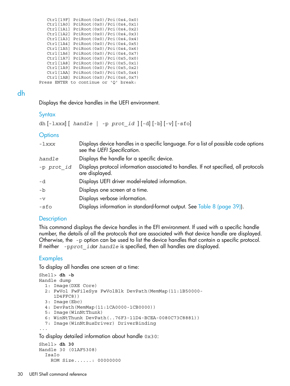 HP Unified Extensible Firmware Interface User Manual | Page 30 / 79