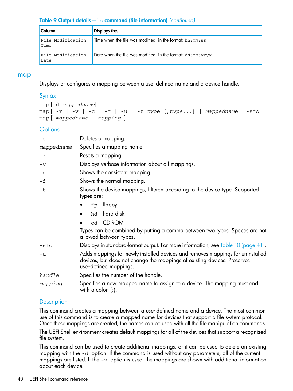 HP Unified Extensible Firmware Interface User Manual | Page 40 / 79