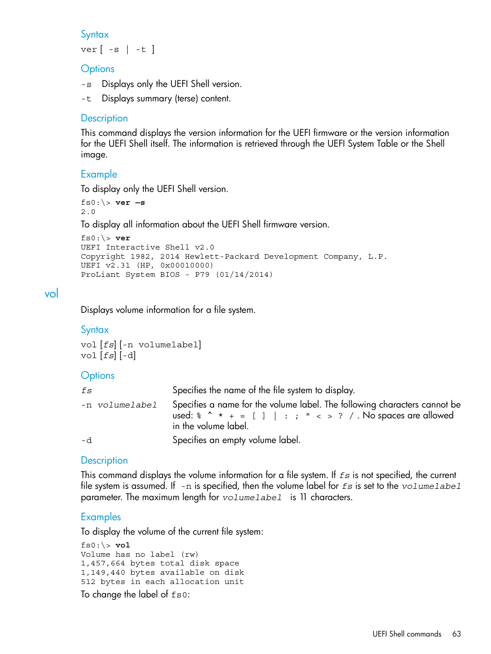 HP Unified Extensible Firmware Interface User Manual | Page 63 / 79