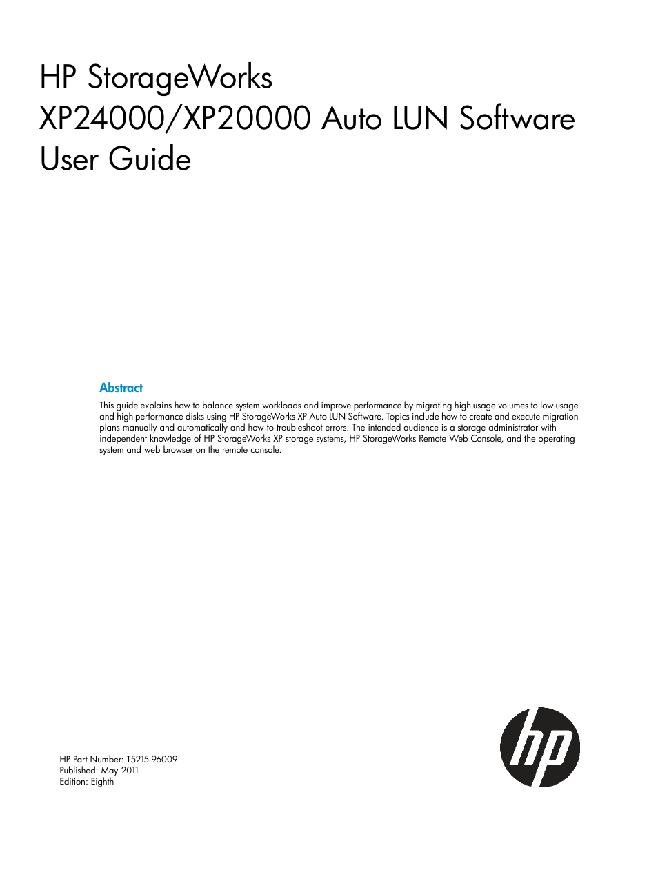 HP StorageWorks XP Remote Web Console Software User Manual | 80 pages