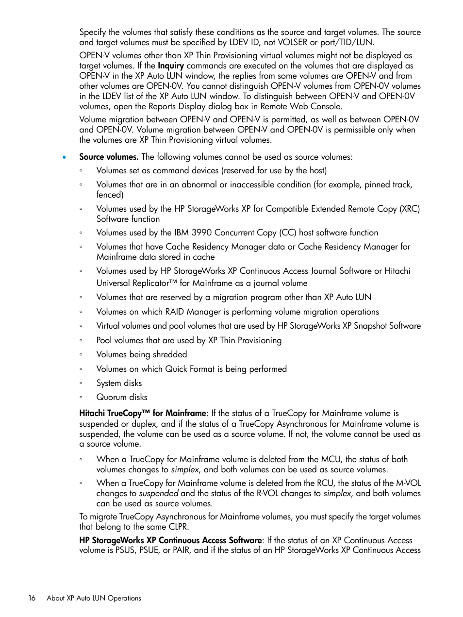 HP StorageWorks XP Remote Web Console Software User Manual | Page 16 / 80