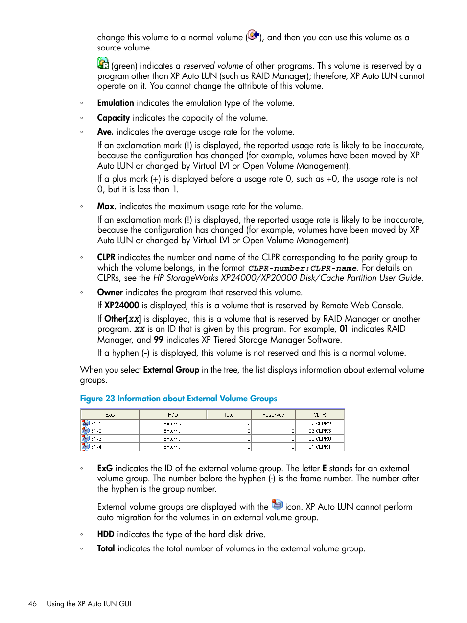 HP StorageWorks XP Remote Web Console Software User Manual | Page 46 / 80