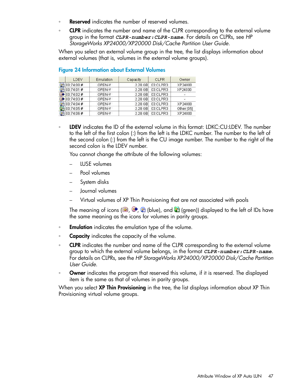 HP StorageWorks XP Remote Web Console Software User Manual | Page 47 / 80