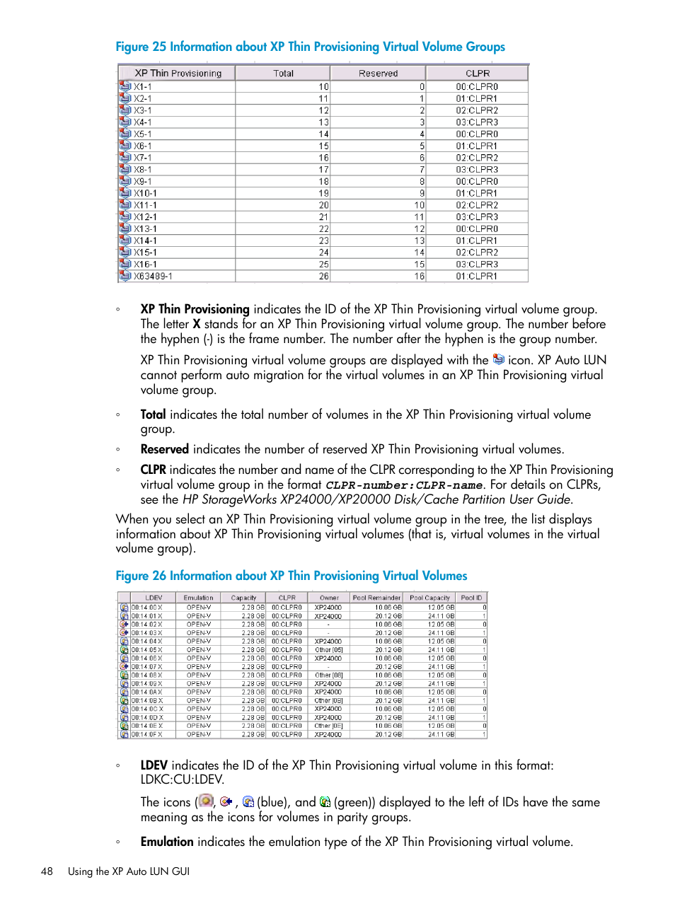 HP StorageWorks XP Remote Web Console Software User Manual | Page 48 / 80