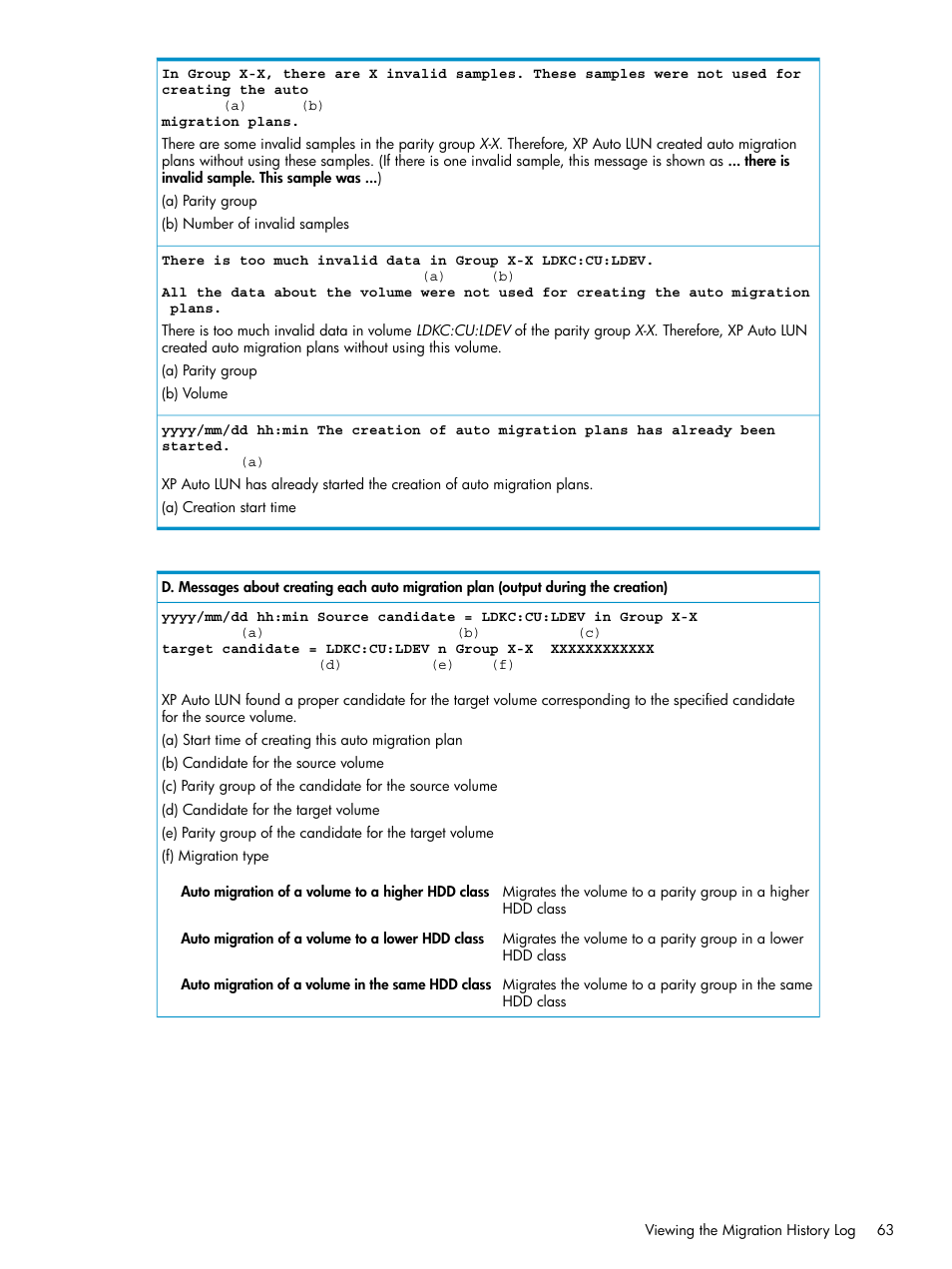 HP StorageWorks XP Remote Web Console Software User Manual | Page 63 / 80