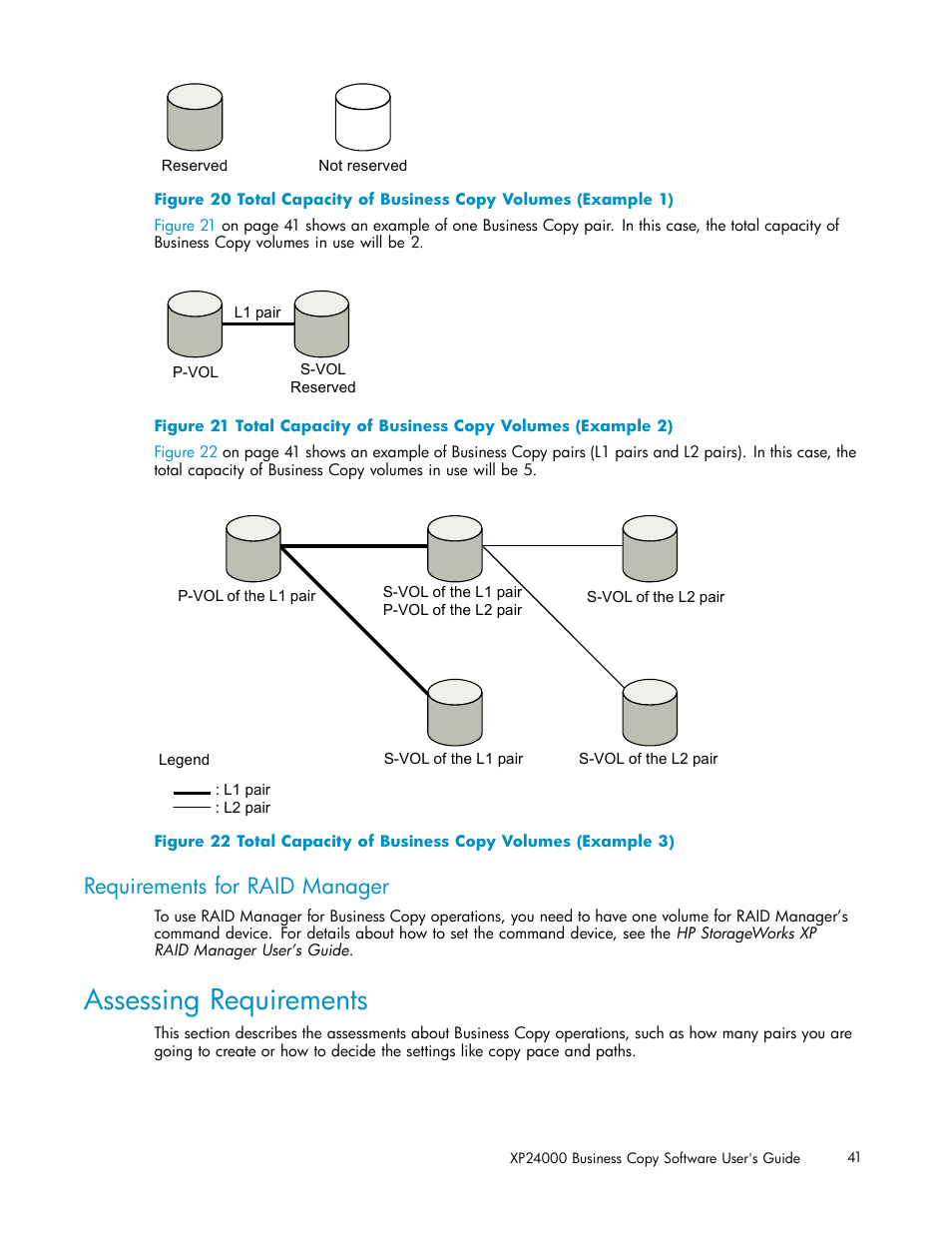 Assessing requirements, Requirements for raid manager | HP StorageWorks XP Remote Web Console Software User Manual | Page 41 / 96