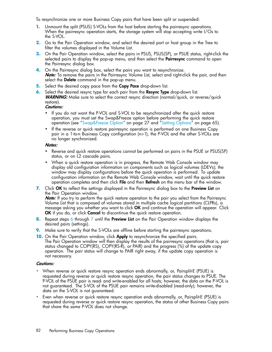 HP StorageWorks XP Remote Web Console Software User Manual | Page 82 / 96