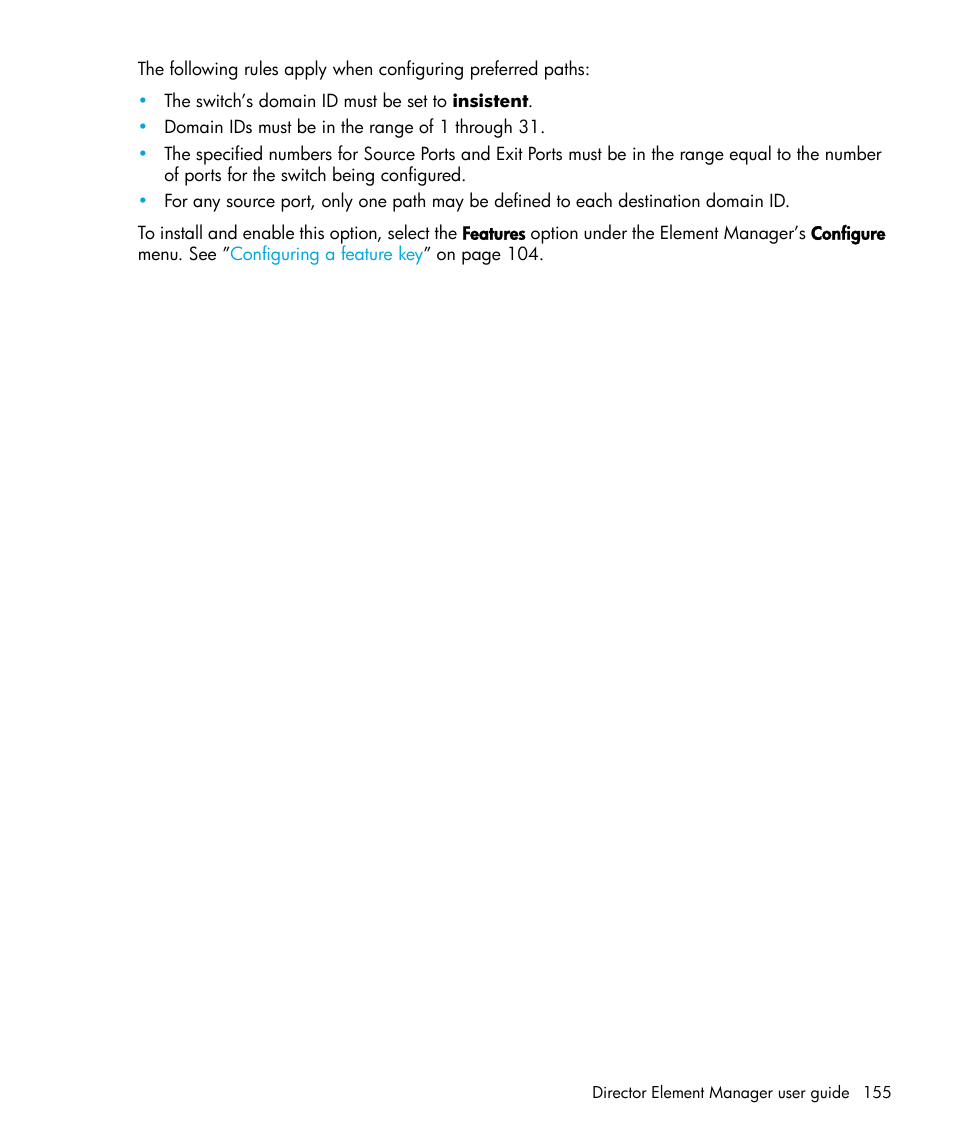 HP StorageWorks 2.64 Director Switch User Manual | Page 155 / 216