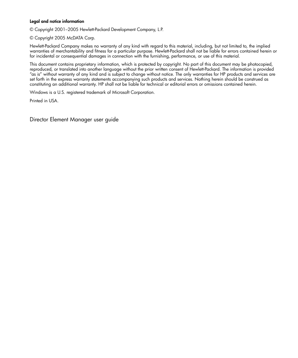HP StorageWorks 2.64 Director Switch User Manual | Page 2 / 216