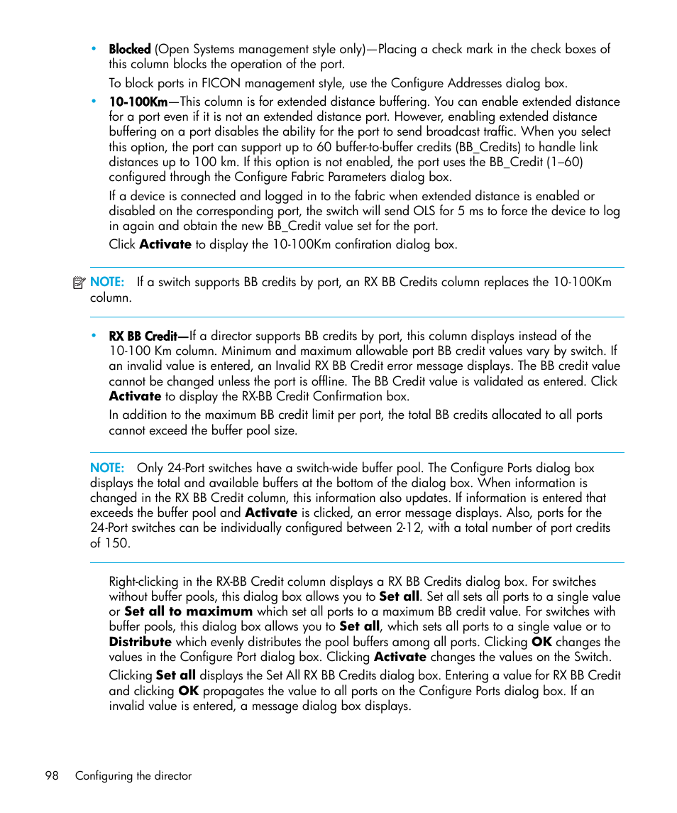 HP StorageWorks 2.64 Director Switch User Manual | Page 98 / 216