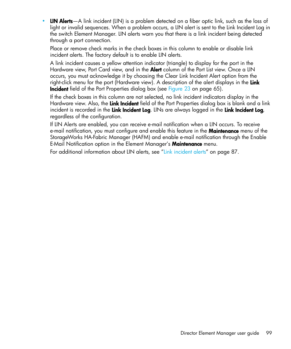 HP StorageWorks 2.64 Director Switch User Manual | Page 99 / 216