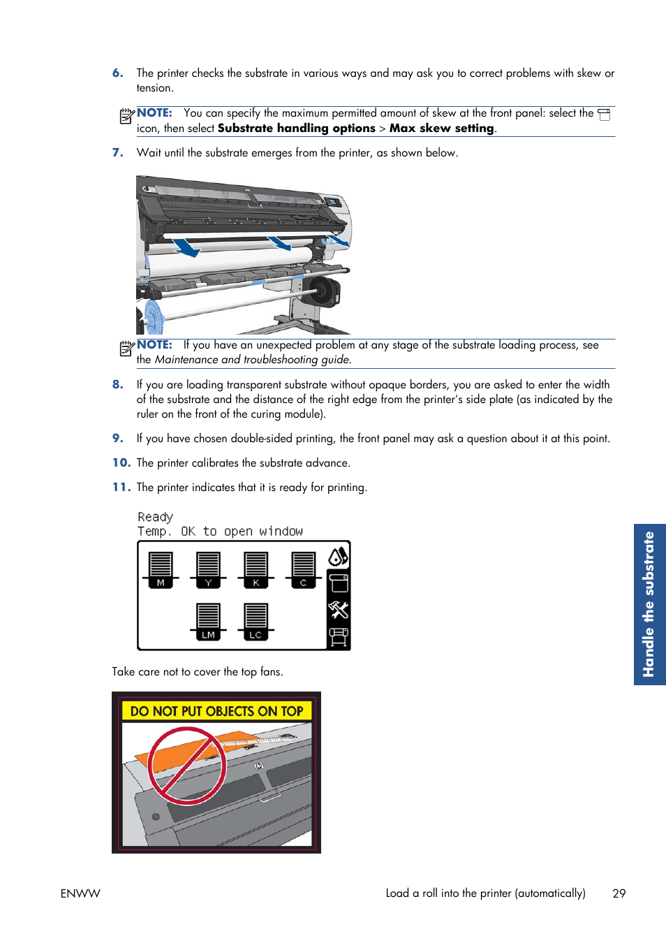 HP Latex 210 Printer User Manual | Page 33 / 95