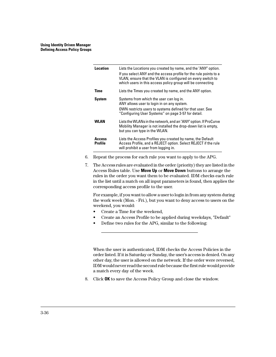 HP Identity Driven Manager Software Series User Manual | Page 104 / 200