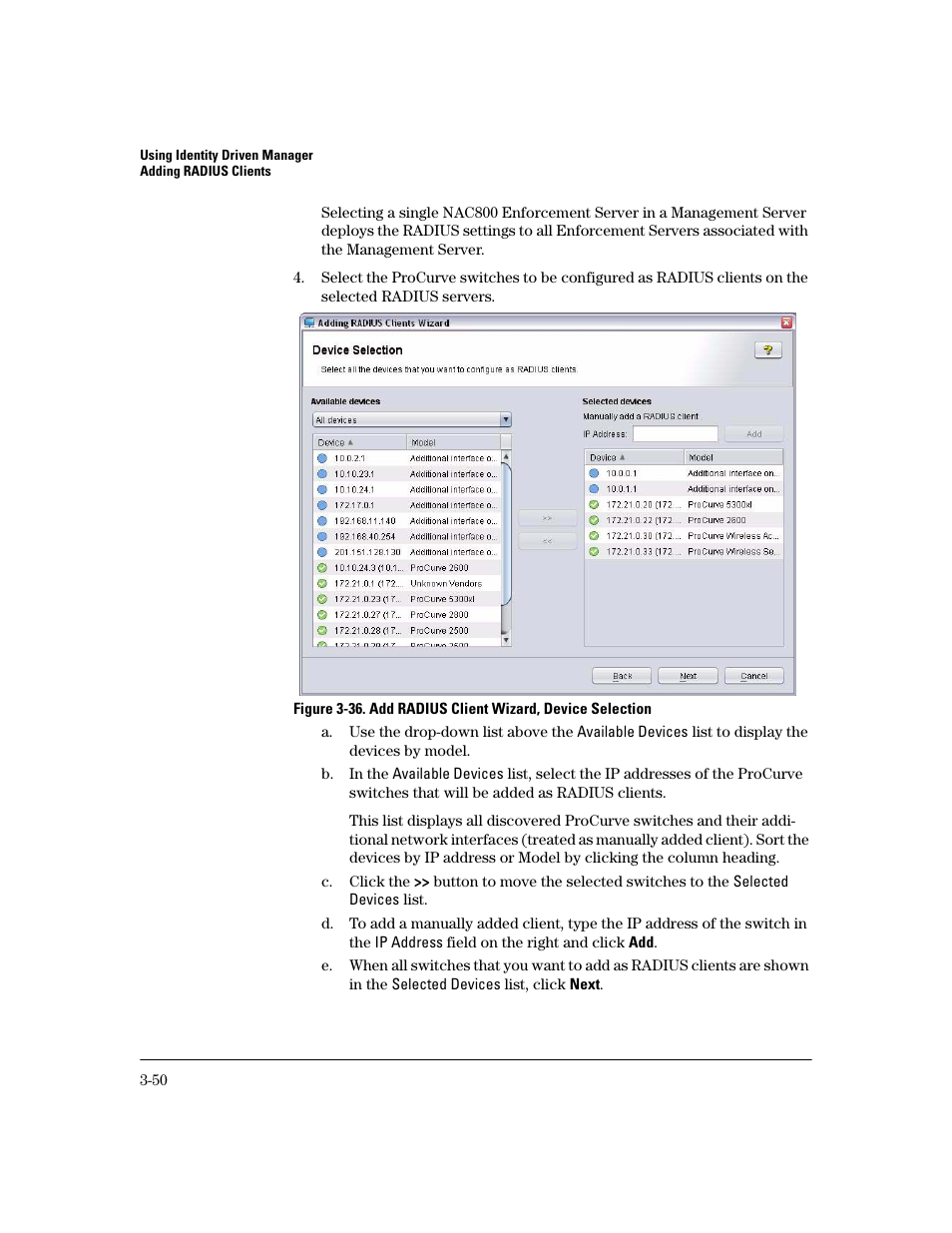 HP Identity Driven Manager Software Series User Manual | Page 118 / 200