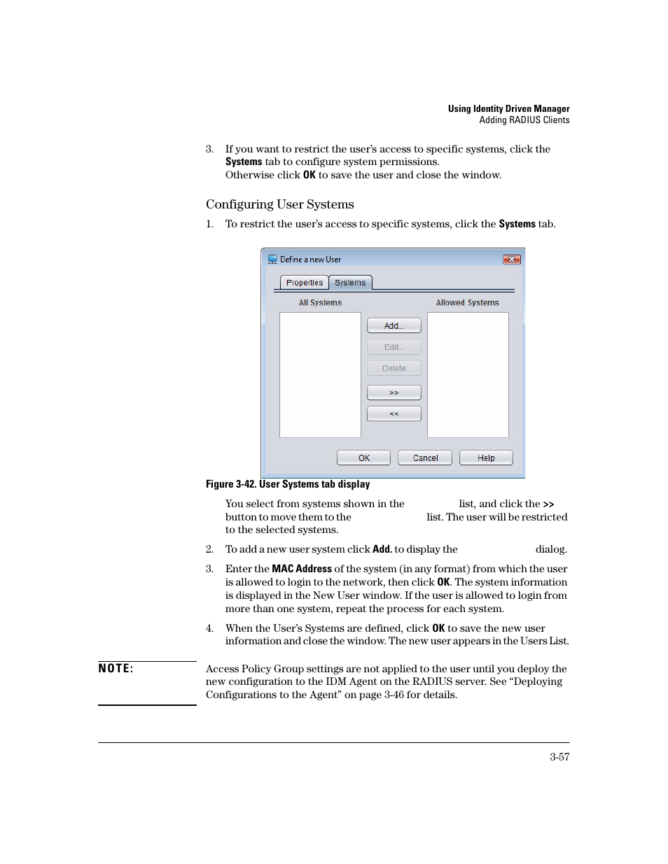 HP Identity Driven Manager Software Series User Manual | Page 125 / 200