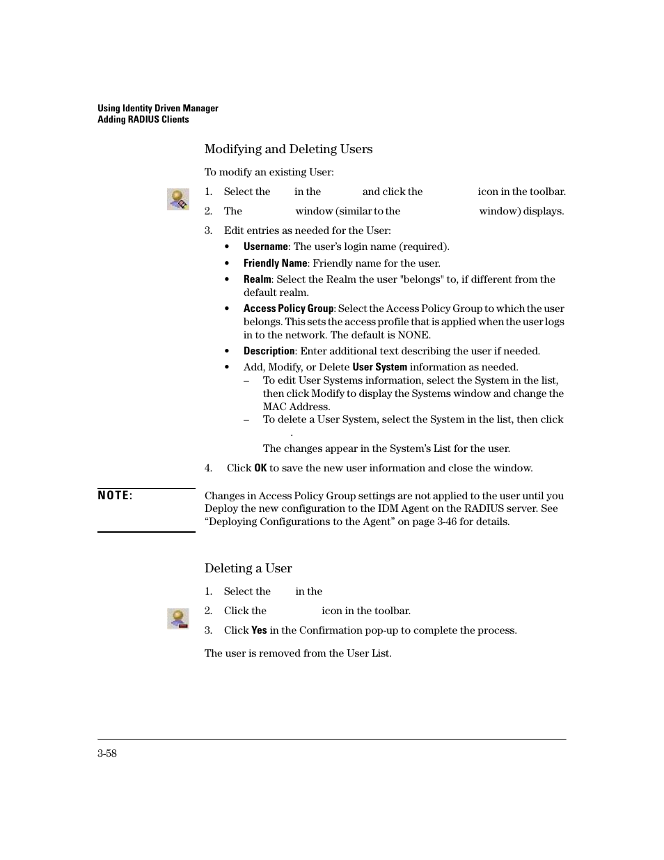 HP Identity Driven Manager Software Series User Manual | Page 126 / 200