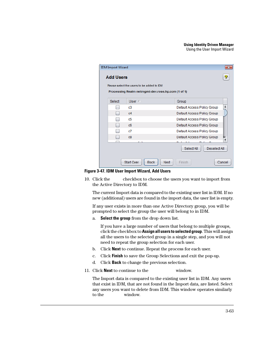 HP Identity Driven Manager Software Series User Manual | Page 131 / 200