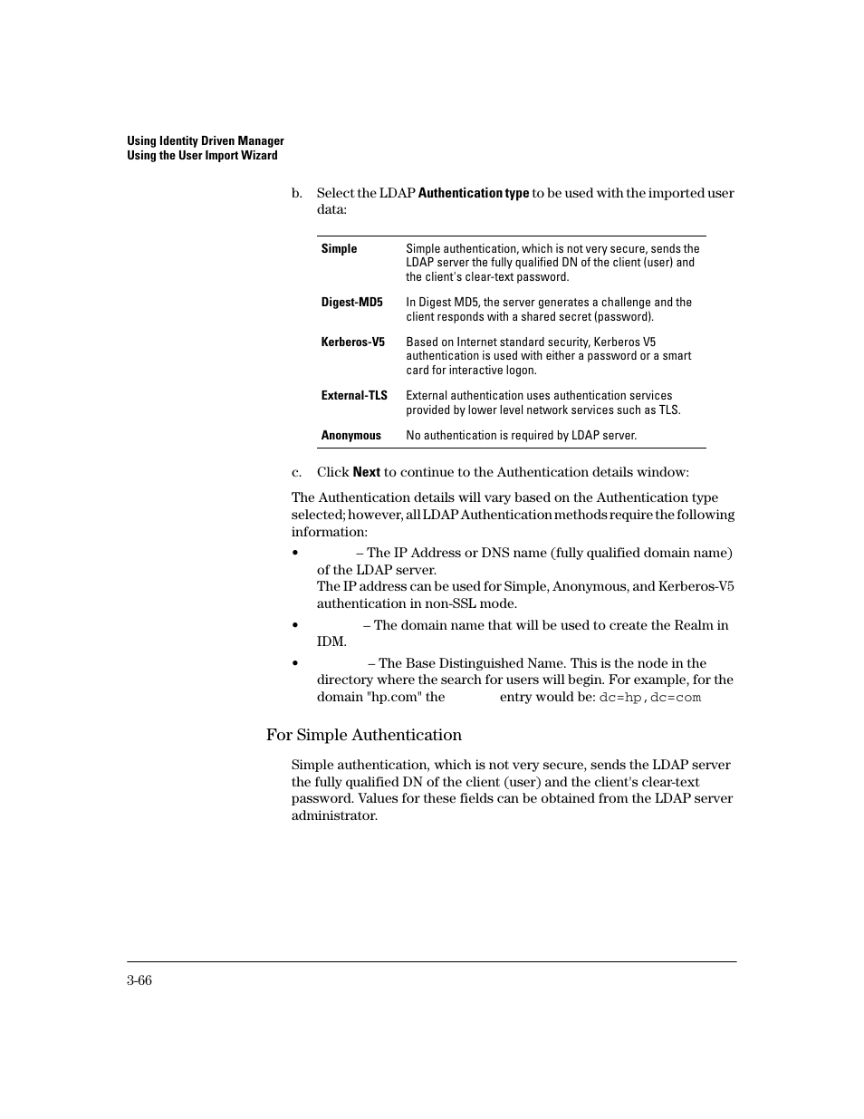 HP Identity Driven Manager Software Series User Manual | Page 134 / 200