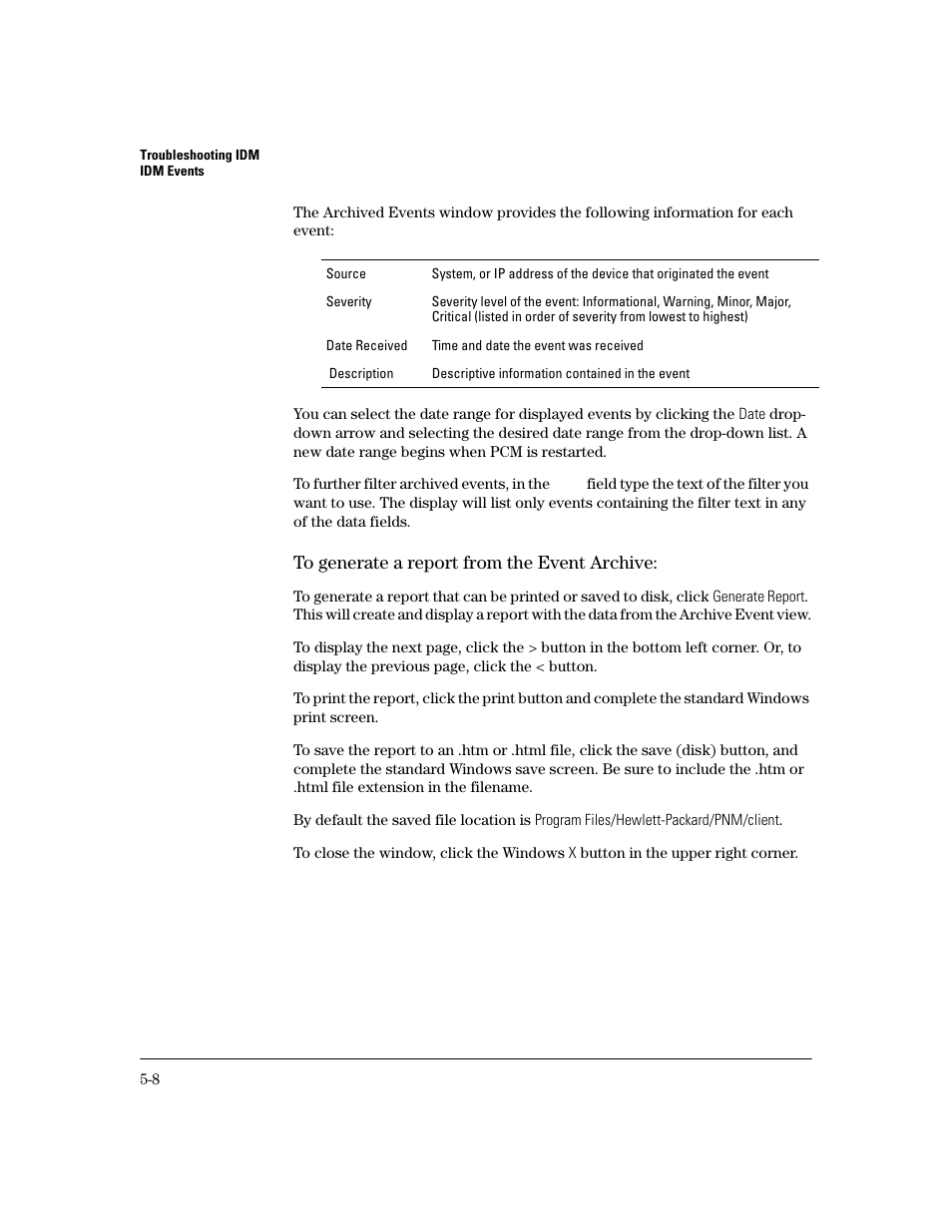 HP Identity Driven Manager Software Series User Manual | Page 176 / 200