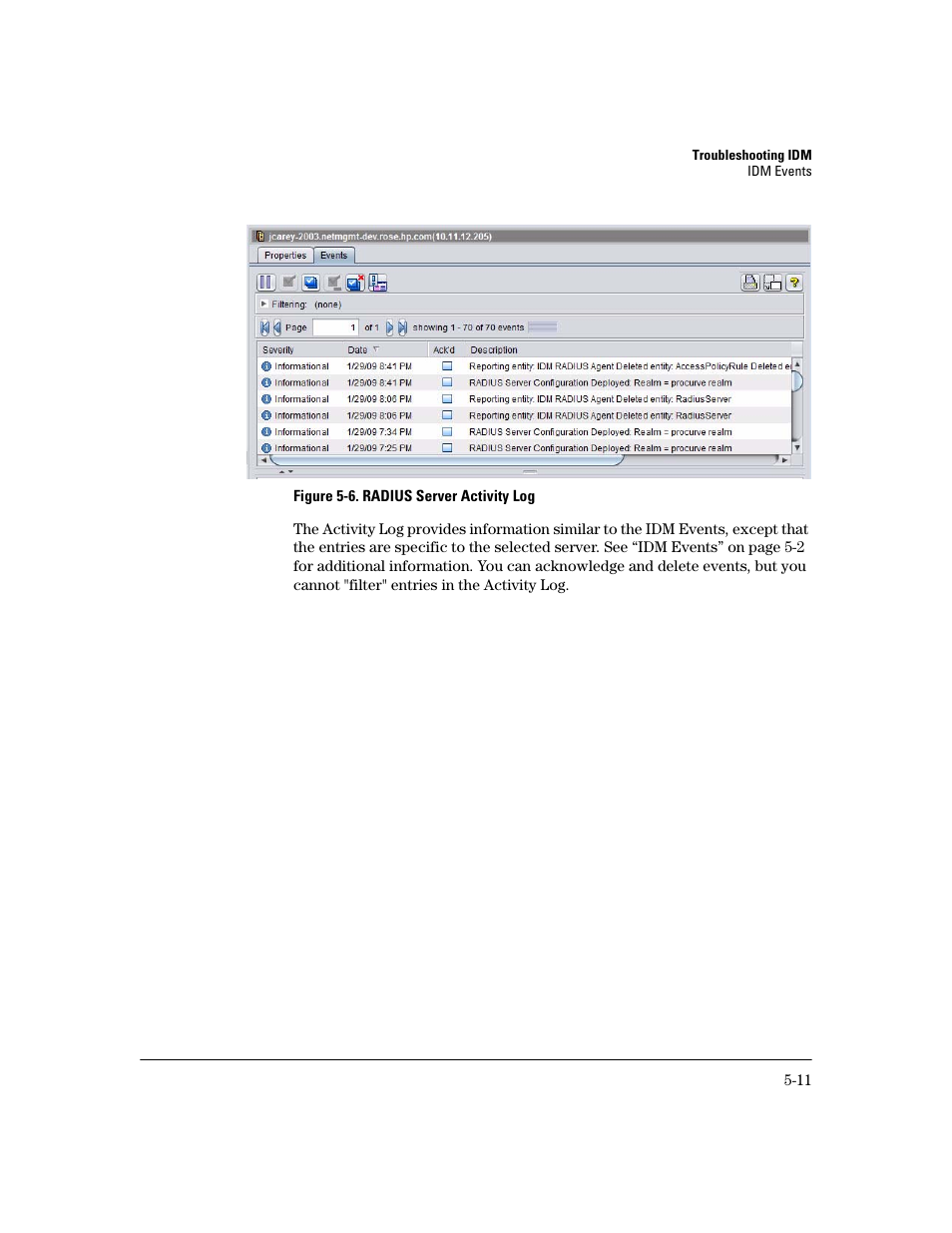 HP Identity Driven Manager Software Series User Manual | Page 179 / 200