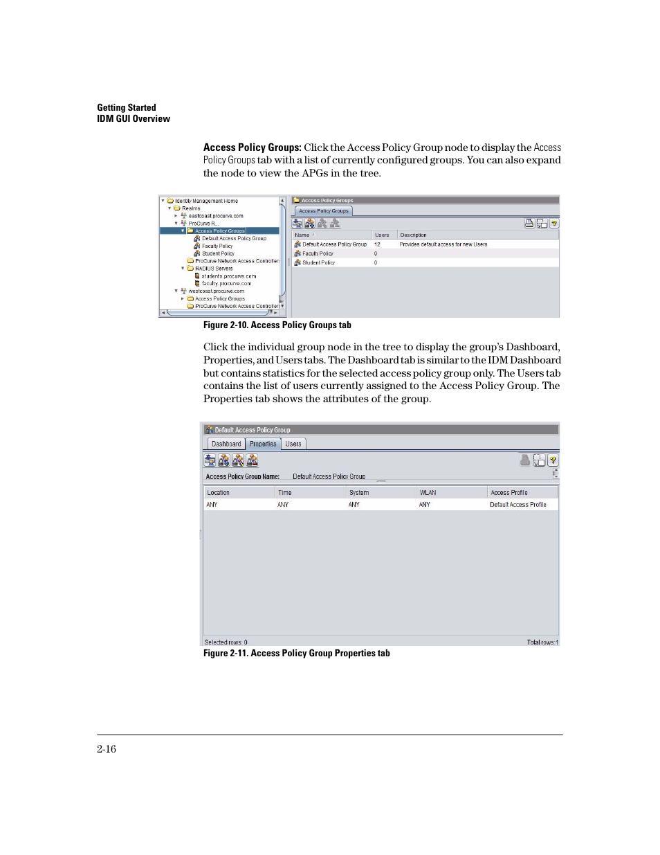 HP Identity Driven Manager Software Series User Manual | Page 36 / 200