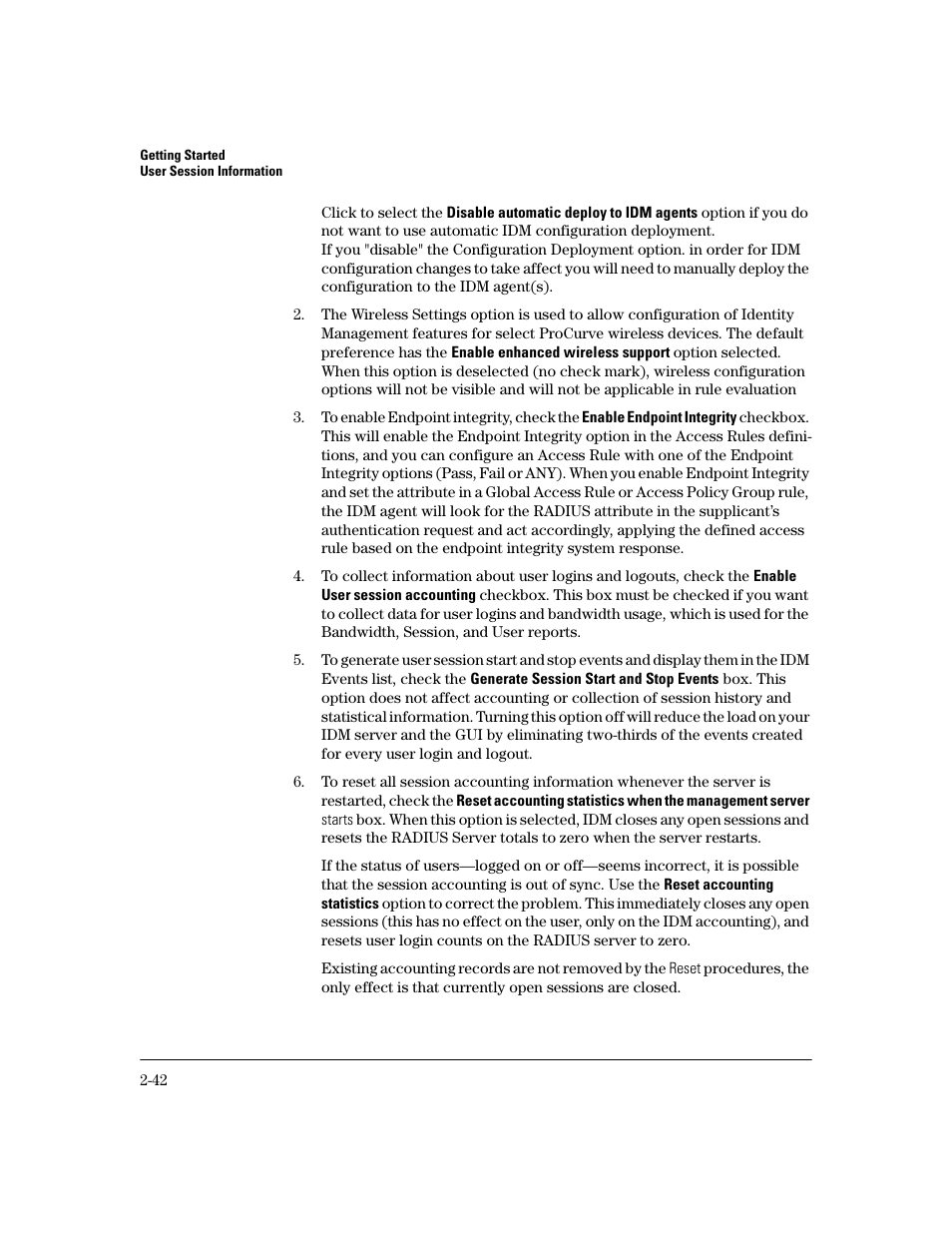 HP Identity Driven Manager Software Series User Manual | Page 62 / 200