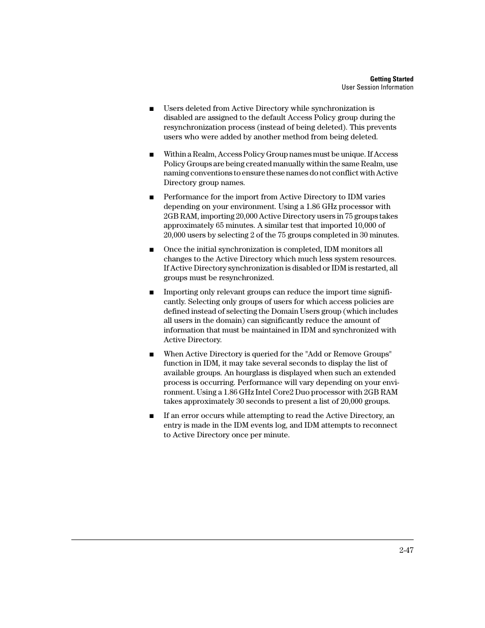 HP Identity Driven Manager Software Series User Manual | Page 67 / 200