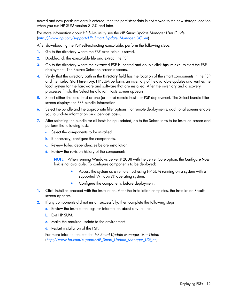 HP ProLiant Support Pack User Manual | Page 12 / 44