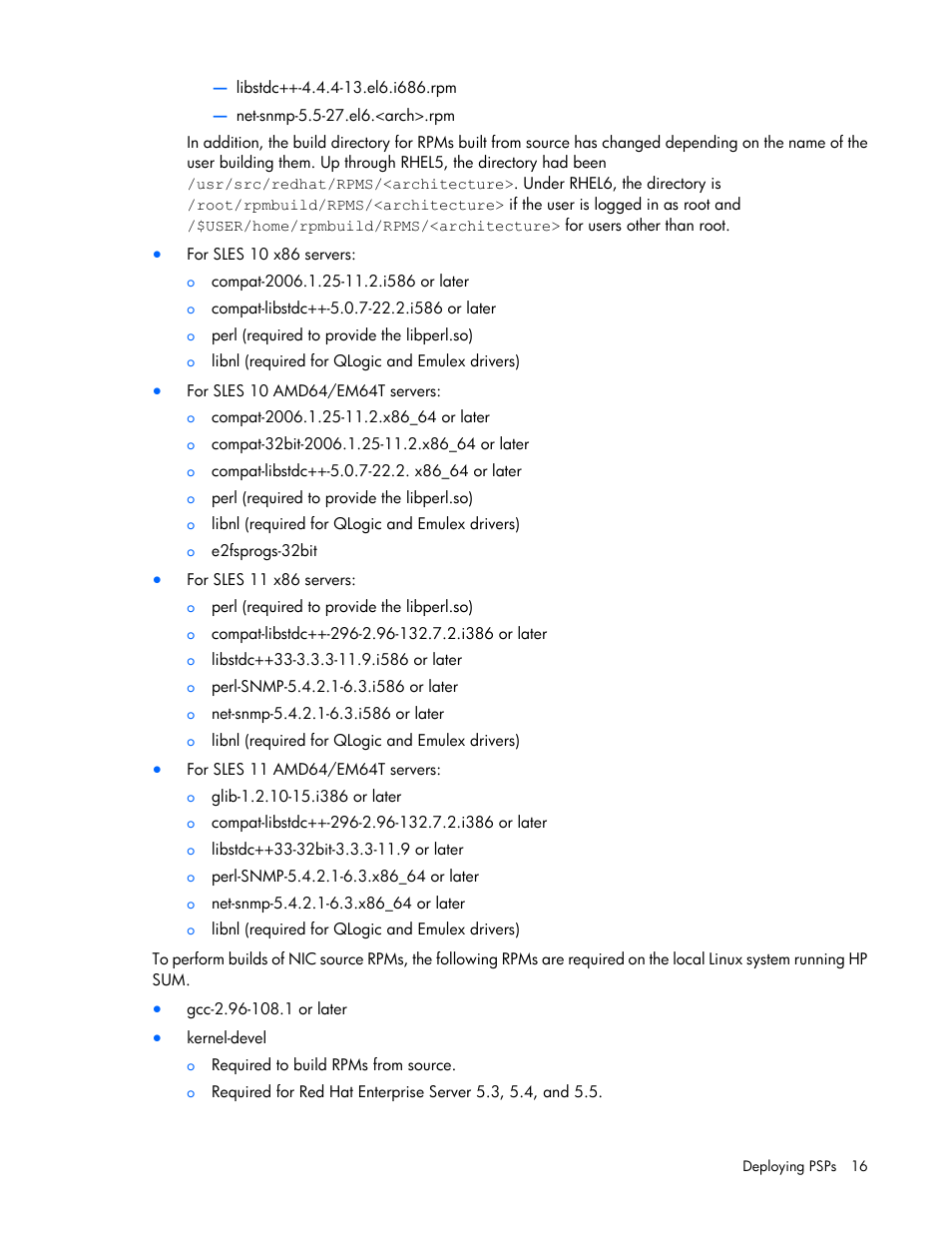 HP ProLiant Support Pack User Manual | Page 16 / 44