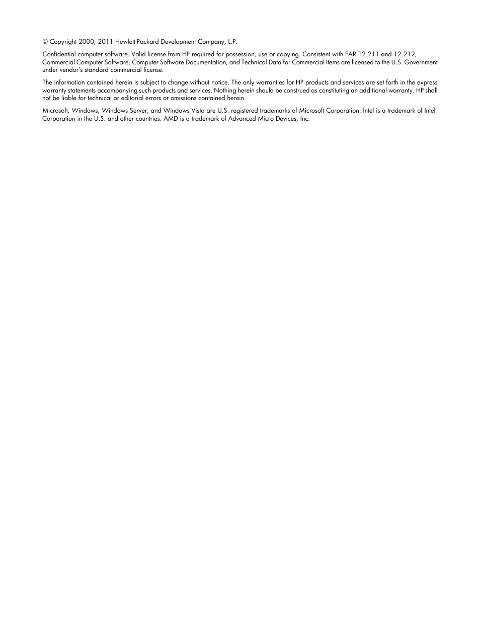 Notice | HP ProLiant Support Pack User Manual | Page 2 / 44